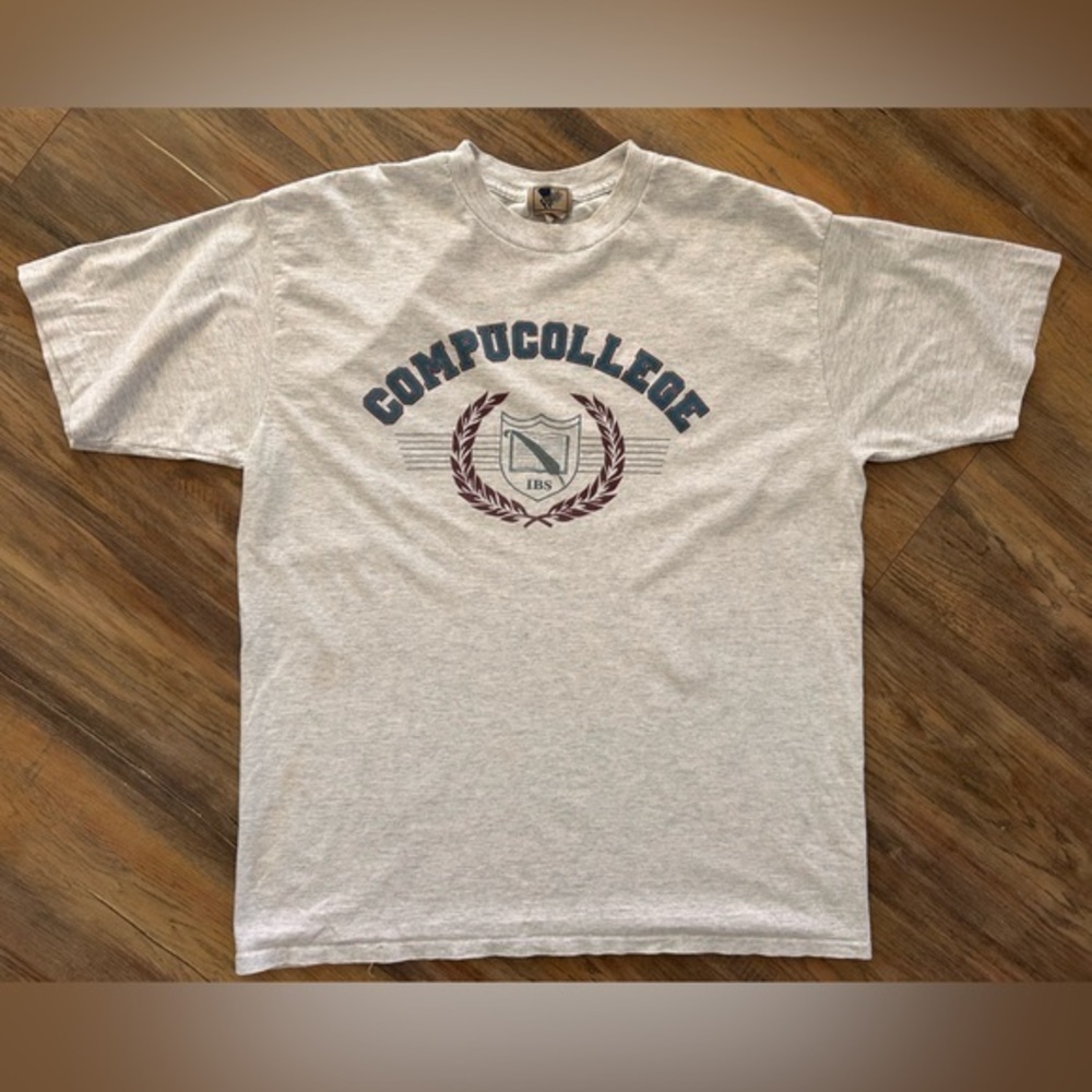 1990s Compucollege Vintage Graphic Tee XL